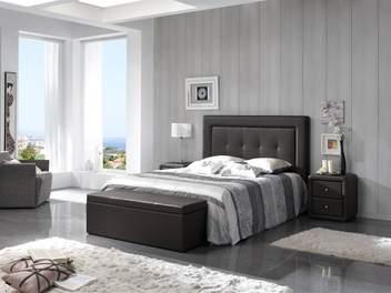 Mesita Tapizada LD M-104 Choco - imagen 2