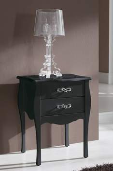 Mesita Noche LD M-98 Negra - imagen 1