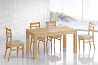 Mesa Natura Patas Rectas - imagen 2
