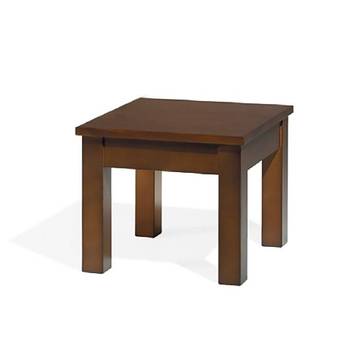 Mesa Rincón Nova - Mesa de rincón cuadrada, con patas rectas. Fabricada de madera de pino maciza en varios colores.