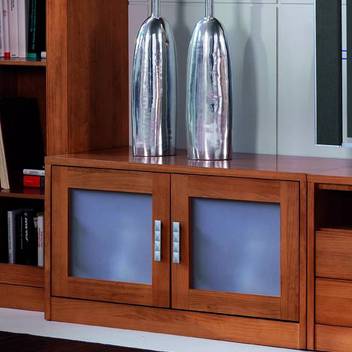 Módulo Bajo 2 Puertas - Módulo bajo para comerdor/salón de 2 puertas de cristal