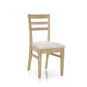 Silla Pino M-97 - Silla de comedor Modelo 97, de madera de pino maciza con asiento de madera o tapizado