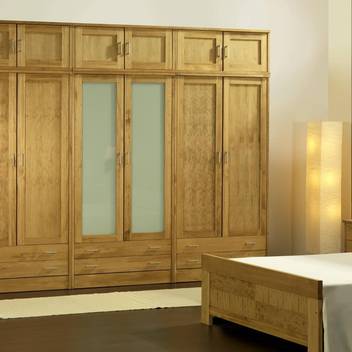 modelo Armario  Ropero de madera, Muebles de dormitorio rústicos, Diseños  de camas de madera