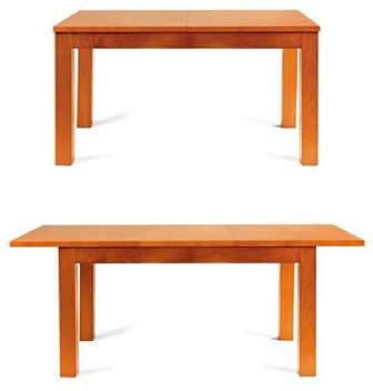 Mesa Extensible de 140 o 160 - Mesa extensible de comedor de 140 cm o de 160 cm cerrada.