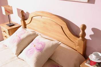 Cabecero Pino Versalles - Cabezal de cama, fabricado de madera de pino maciza