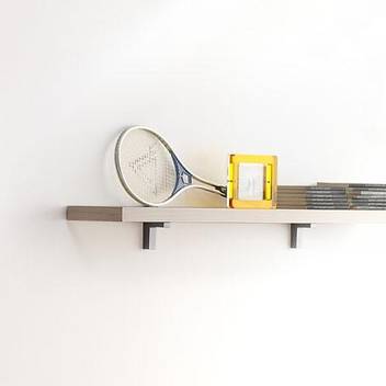 Estante Lineas Rectas - Estante de pared de madera maciza de 4,5 cm de grosor. Disponible en varias medidas y colores.