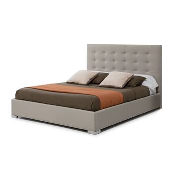 Cama Fija LD Eva - Cama con bañera fija tapizada en polipiel, tela o terciopelo. Disponible en varios tamaños y colores.