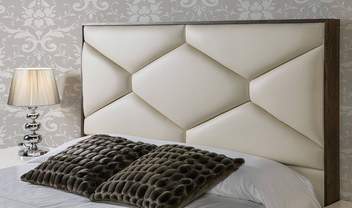 Cabezal LD Martina - Cabezal para cama de matrimonio tapizado en polipiel, tela o terciopelo. Disponible en varios tamaños y colores.