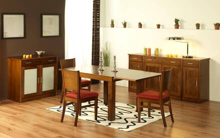 Muebles de salón y comedor de DM o madera de pino, roble, etc.