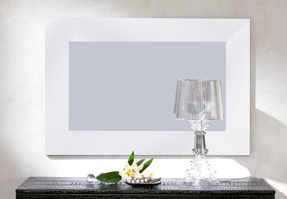 Espejo Blanco LD E-96 · Dormitorios Moderno