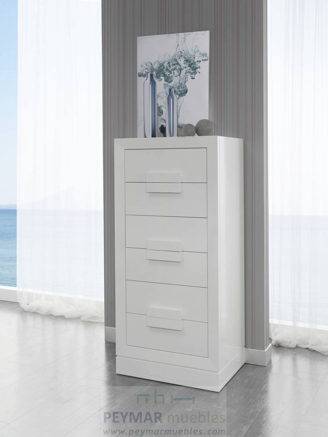 Sinfonier Blanco LD S-128 « Dormitorios Moderno Online « Muebles Online