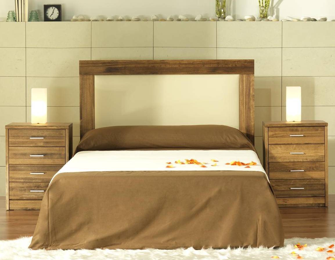 Cabezal Coral Tapizado - Cabecero de cama de madera maciza tapizado. Disponible en varias medidas y tapizados.
