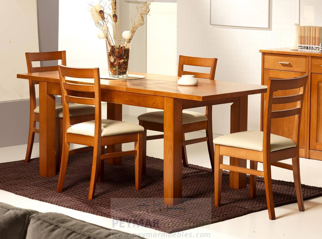 Silla Pino M-97 - Silla de comedor en madera de pino maciza