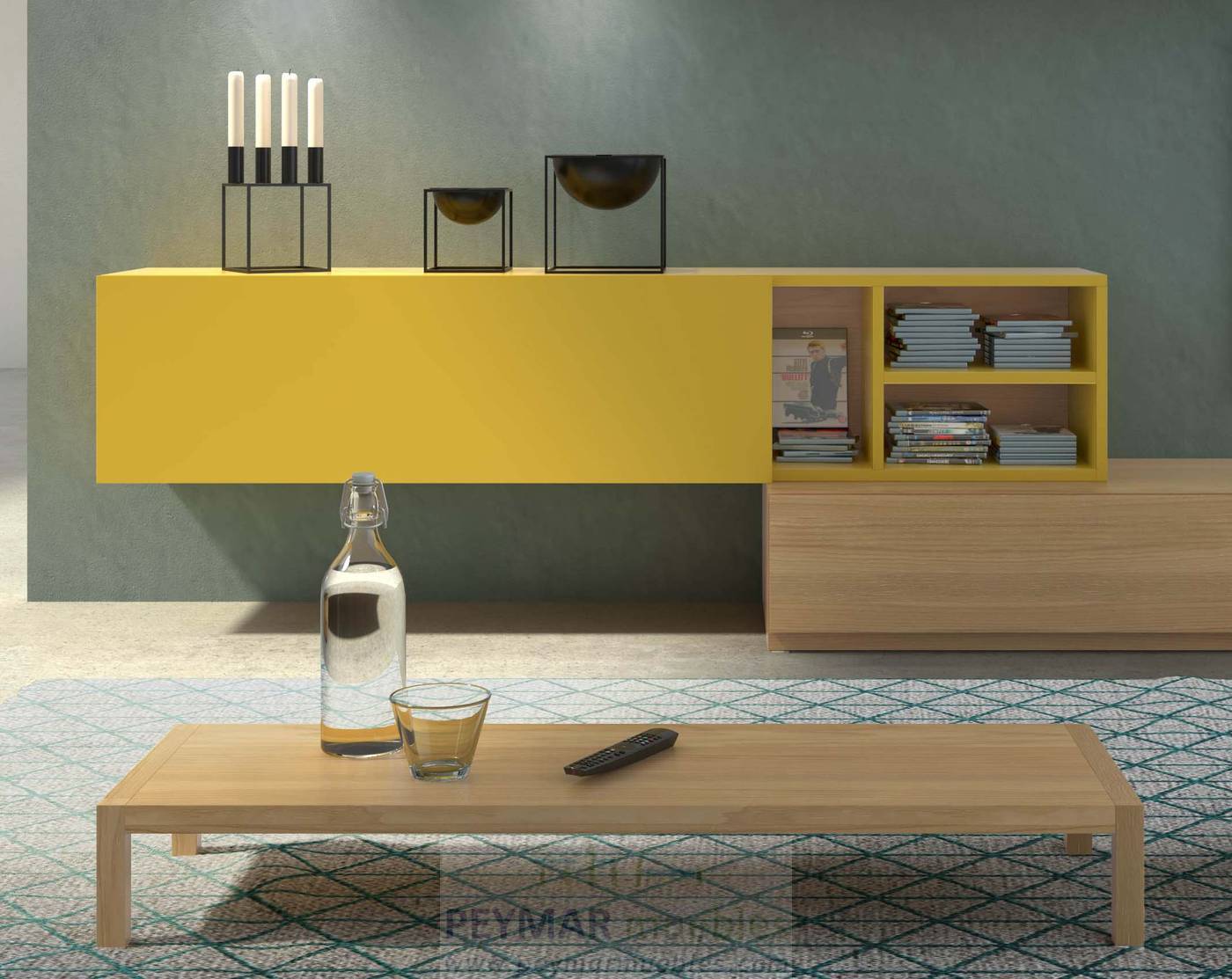 Coposición de muebles para salón comedor modelo Giana