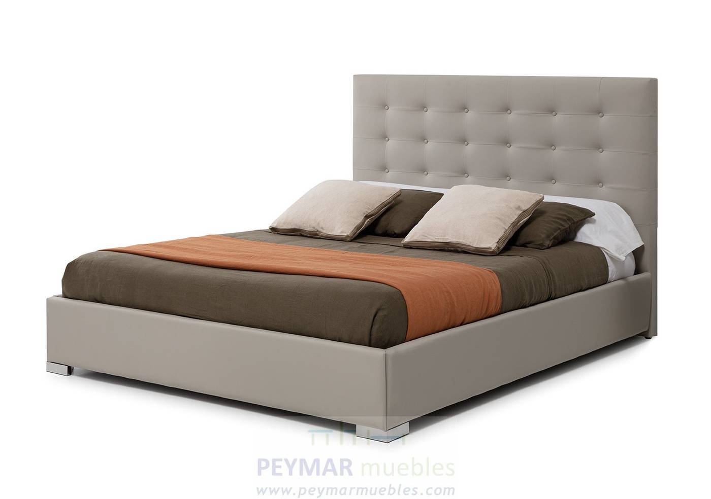 Cama Abatible LD Eva - Cama con canapé abatible tapizada en polipiel, tela o terciopelo. Disponible en varios tamaños y colores.
