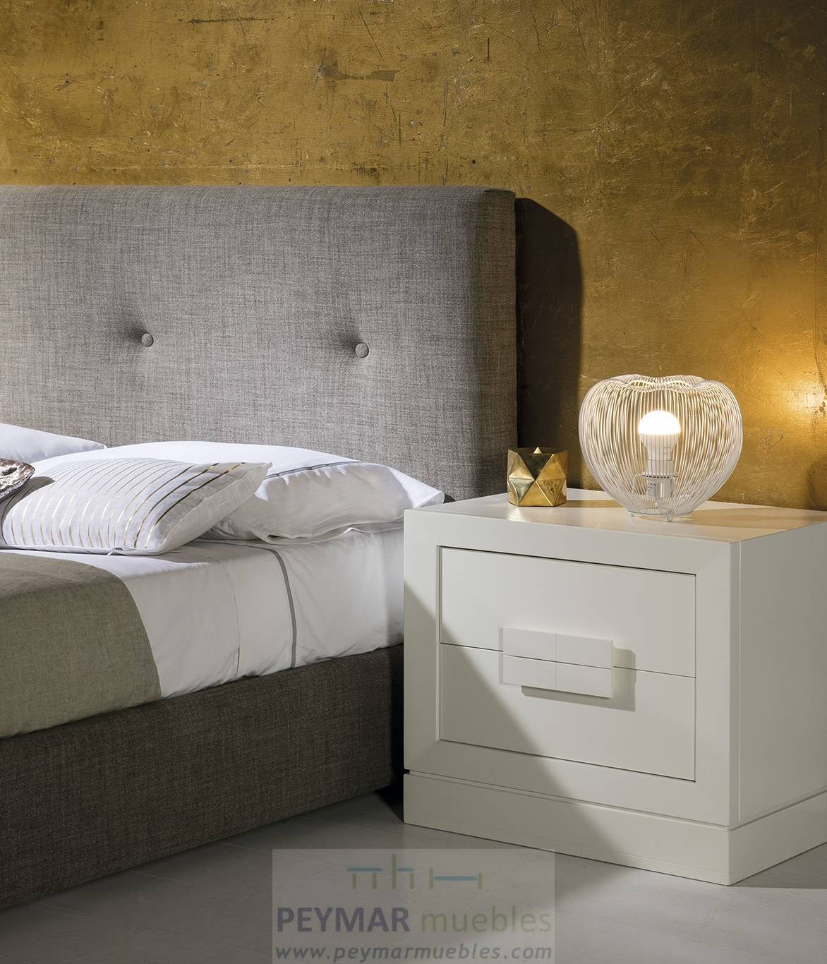 Cama Fija LD Lourdes - Cama con bañera fija tapizada en polipiel, tela o terciopelo,  disponible en varios tamaños y colores.