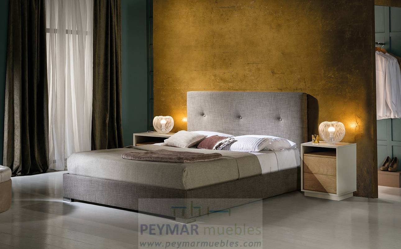 Cama Abatible LD Lourdes - Cama con canapé abatible tapizada en polipiel, tela o terciopelo. Disponible en varios tamaños y colores.