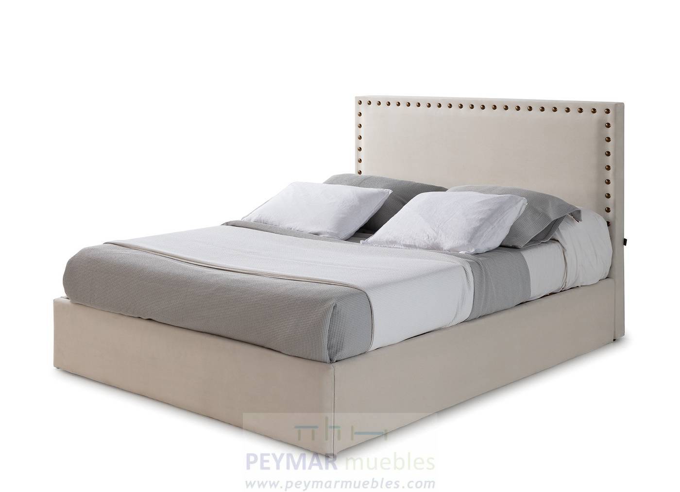 Cama Abatible LD Manhattan - Cama con canapé abatible tapizada en polipiel, tela o terciopelo. Disponible en varios tamaños y colores.