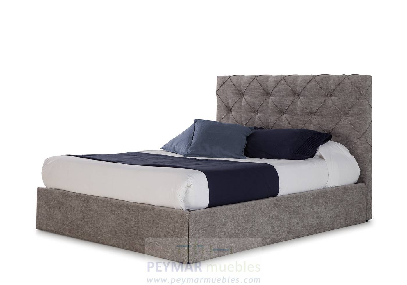 Cama Abatible LD Oporto - Cama con canapé abatible tapizada en polipiel, tela o terciopelo. Disponible en varios tamaños y colores.