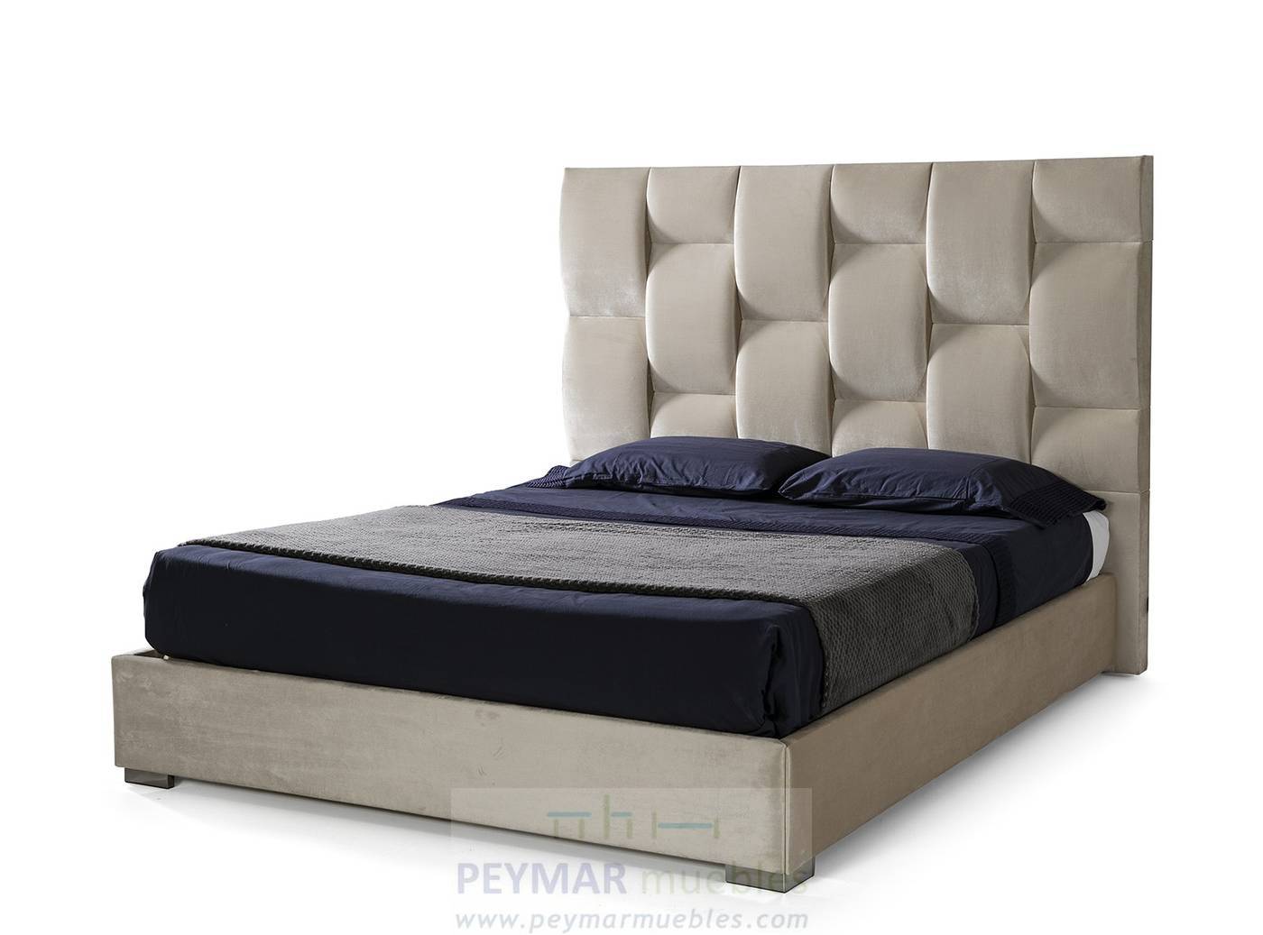 Cama Abatible LD Zurich - Cama de matrimonio con canapé abatible, tapizada en polipiel, tela o terciopelo. Disponible en varios tamaños y colores.