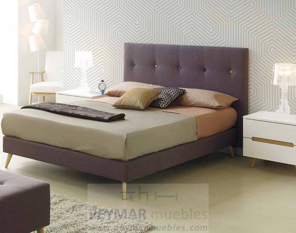 Canapé LD fijo Nordic - Canapé tapizado fijo, estilo nórdico, con patas de madera de fresno. Disponible en varias medidas, tipos de tapizado y colores