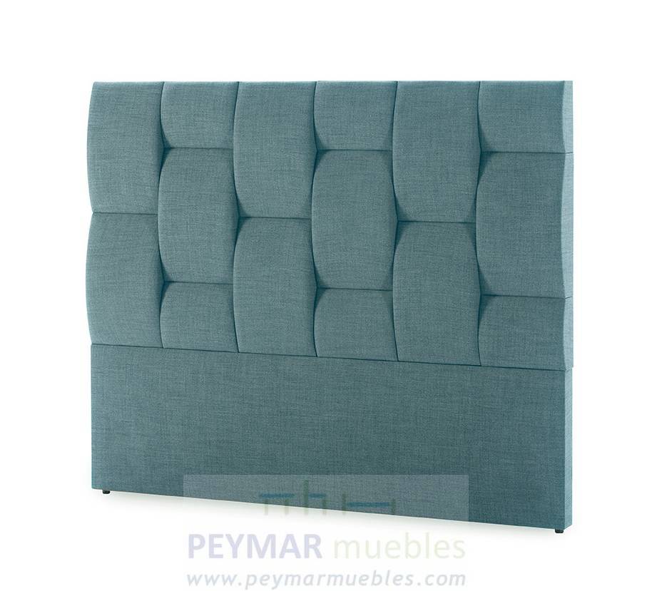 Cabezal LD Zurich - Cabezal para cama de matrimonio tapizado en polipiel, tela o terciopelo. Disponible en varios tamaños y colores.
