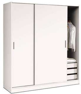 Armario Corredero Blanco 200x182 - imagen 3
