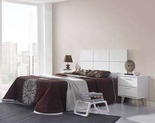 Cabecero FIFTY Blanco/Cambrian - Cabecero de matrimonio color cambrian o blanco
