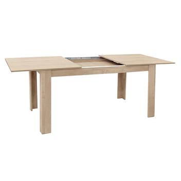 Mesa Comedor Extensible Cambrian - Mesa de comedor extensible de 140 cm a 190 cm, color roble cambrian