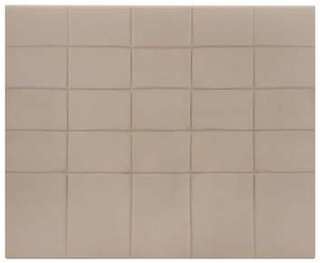Cabezal Alto Polipiel Visón - Cabezal para cama de matrimonio, tapizado de polipiel color visón
