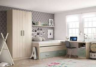 Cama Compacta oculta y cajón - imagen 4