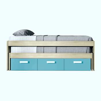 Cama Compacta oculta y cajón - imagen 3
