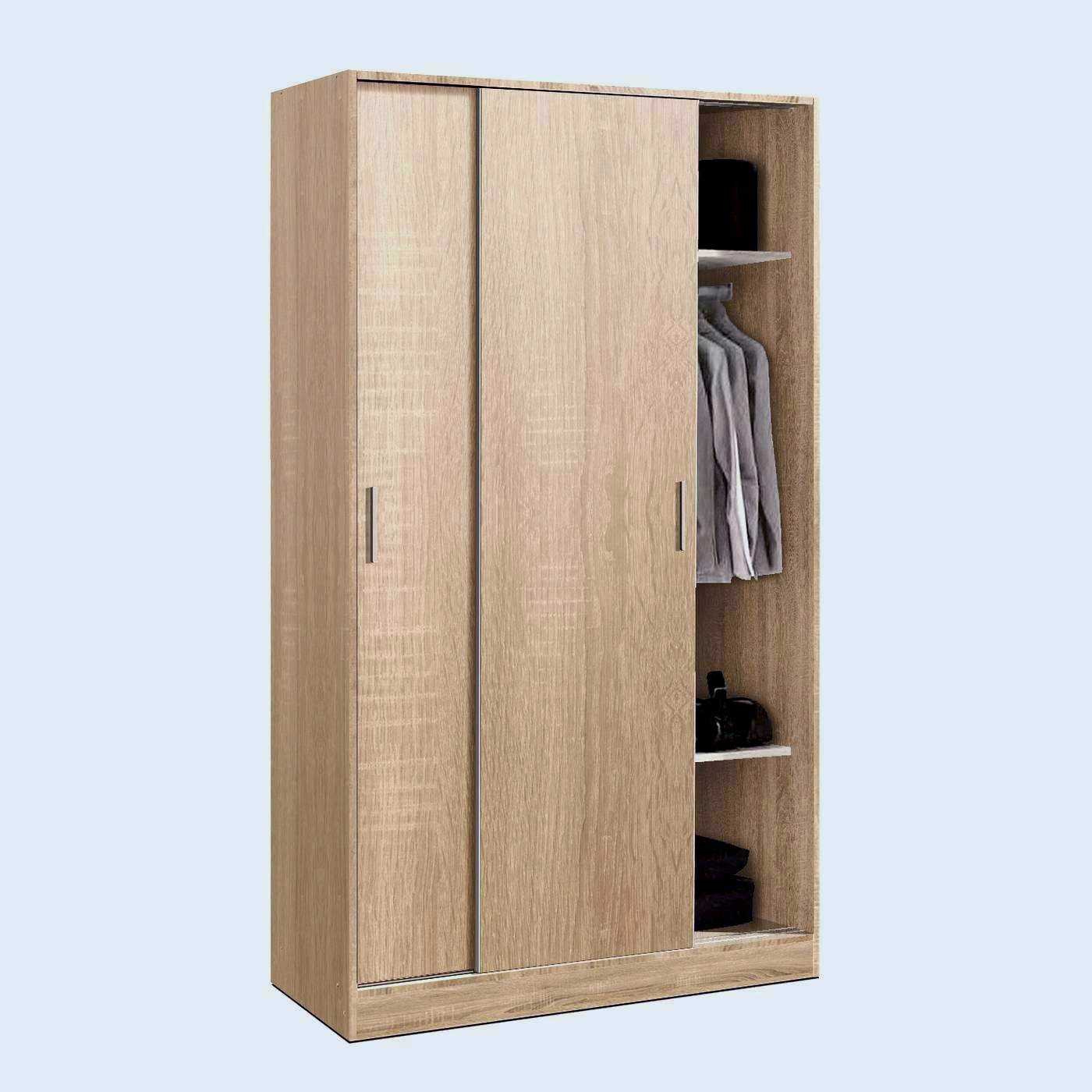 Armario Puerta Corredera 218x122 - Armario 2 puertas correderas varios colores a elegir y cajonera 3 cajones opcional. 218cm (alto) x 122cm (ancho)