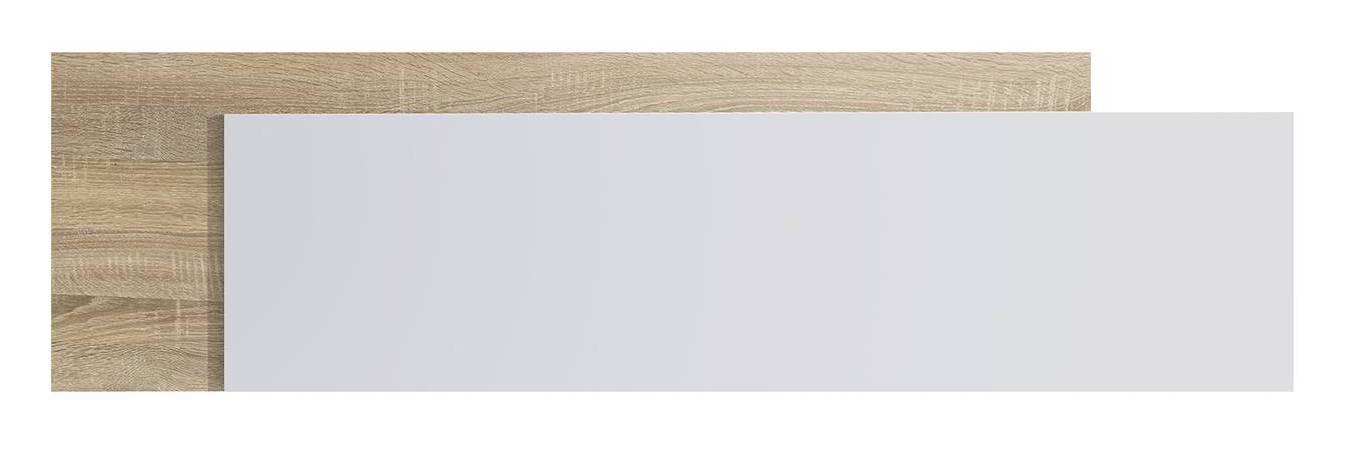Cabecero de matrimonio color Cámbrian combinado blanco de 185x50 cms