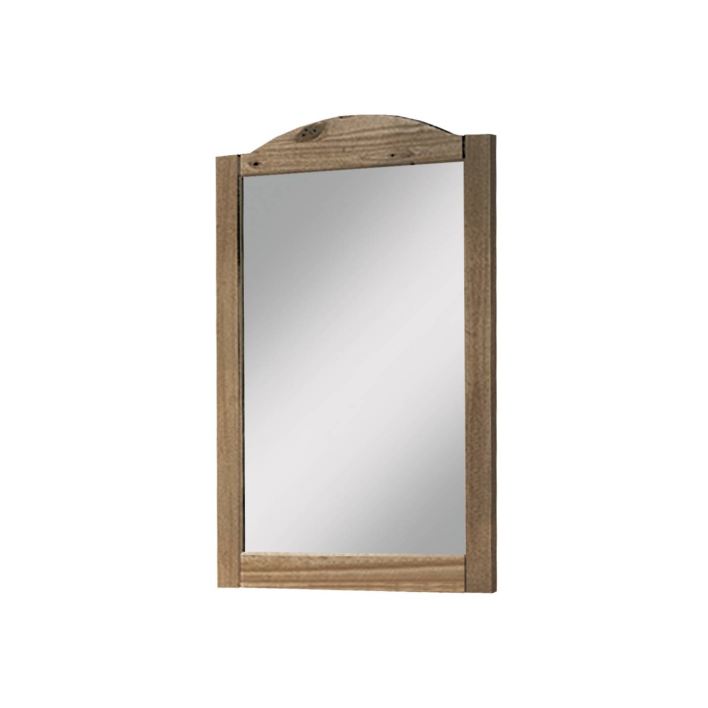 Espejo rústico con marco de madera maciza