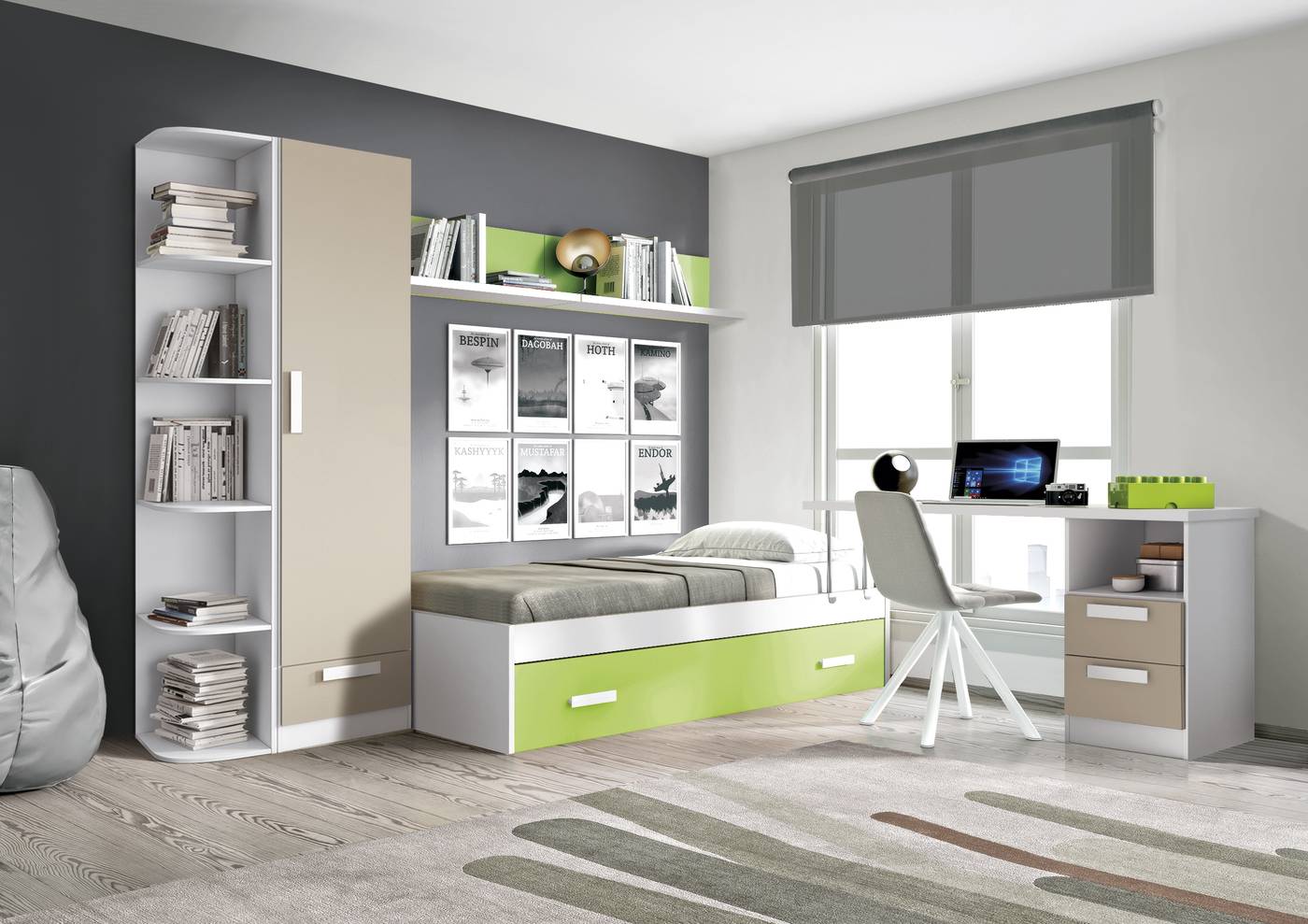 Oferta Estantería Lateral Armario 200cm · Dormitorio Armarios