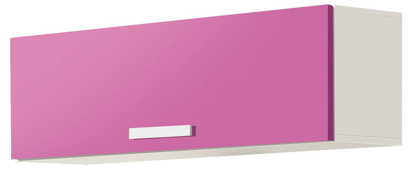 Módulo estantería juvenil de pared color blanco o roble cambrian, con una puerta elevable varios colores a elegir