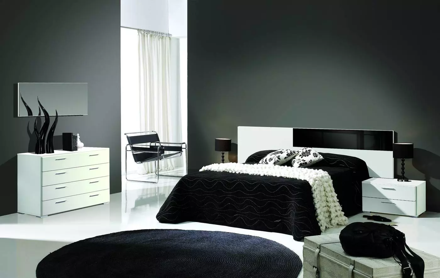 Oferta De Mueble Online Dormitorio Moderno Online Dormitorio Blanco C Negro Ref C 082 Desactualizada Muebles Peymar