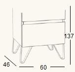 Patas Metal Curva