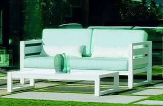 Sofá 2p + sillones + mesa + taburetes [Cosmos] de Hevea - imagen 4