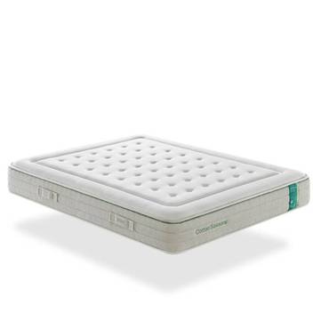 Colchón Cotton Seasons de Ecus - El colchón Cotton Season de Ecus es mucho más que un lugar para dormir: es una declaración de estilo, bienestar y artesanía. Perfecto para quienes buscan transformar su dormitorio en su templo de descanso y elegancia