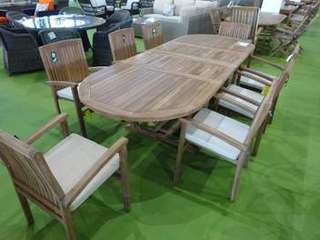 Sillón Madera Teka Amberes de Hevea - imagen 4