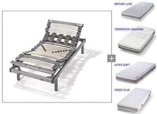 Pack Articulado Oferta Titanium-M de Hukla - Pack compuesto de somier Titanium-M de Hukla y colchón a elegir (Natura Luxe, Termotech Grafeno, Látex Soft ó Visco Plus)