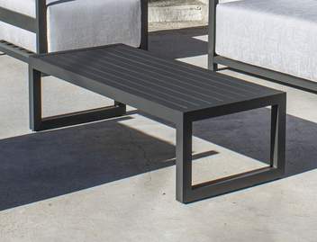 Set aluminio: sofá 3p + sillones + mesa [Abigueil] de Hevea - imagen 4