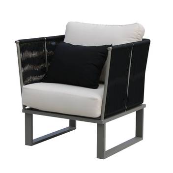 Sofá 3p aluminio-cuerda + sillones + mesa [Alis] de Hevea - imagen 2