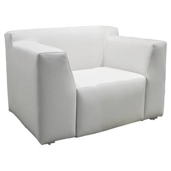 Sillón Tapizado Basmania-1 de Hevea - Sillón de alumino tapizado con piel nautica o premiun. Disponible en varios colores y tipos de tapizado.