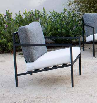 Sofá 3p + 2 sillones + mesa de aluminio [Capri] de Hevea - imagen 2