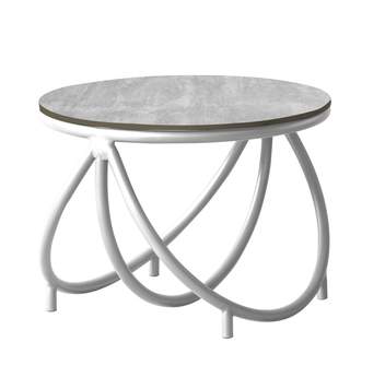 Mesa auxiliar ◯60 de aluminio [Davin] de Hevea - imagen 2