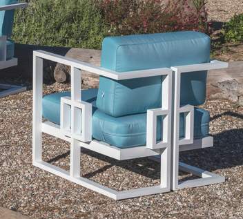 Sillón confort de aluminio para jardín [Palermo] de Hevea - imagen 2
