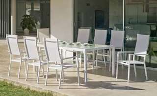 Sillón apilable de aluminio y textilen [Janeiro] de Hevea - imagen 8